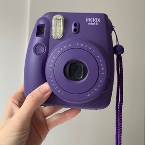 Polaroid💜 dark purple instax mini 8 W CASE